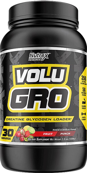 Nutrex Volu GRO 2.8lb 1284г Фруктовый пунш  &