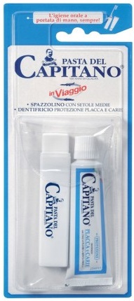 Дорожный набор PASTA del CAPITANO зубная паста 25мл + зубная щетка