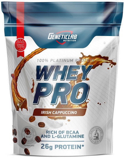 Geneticlab Whey Pro Кофе 1000г пакет