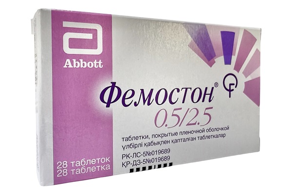 Фемостон табл. 0,5/2,5 №28 ( эстрадиол / дидрогестерон )