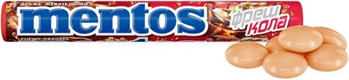 Конфеты Mentos Свежая кола жевательное драже 37,5г