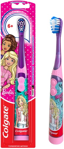 Зубная щетка электрическая COLGATE Barbie/Starsmile 6+