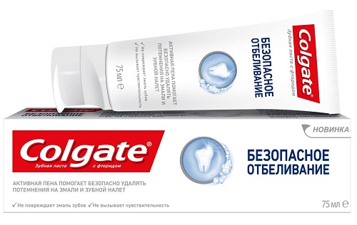 Зубная паста COLGATE Безопасное отбеливание 75мл