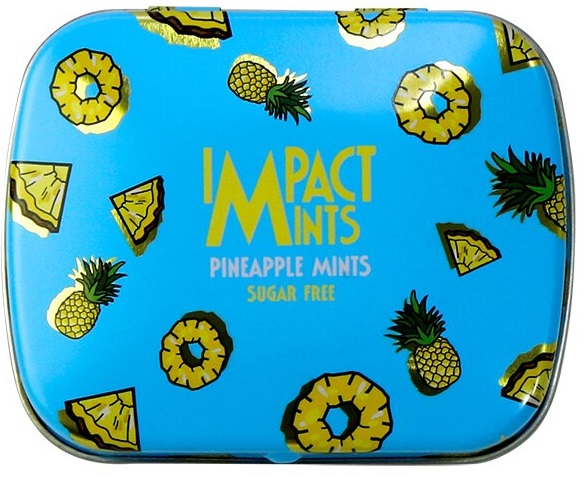 Освежающее драже Impact Mints со вкусом Ананаса без сахара 14 г
