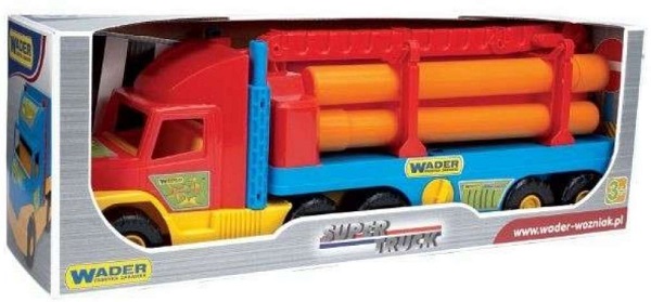 Машинка Строительный грузовик Wader Super Truck арт.36540