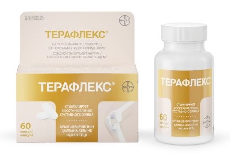 Терафлекс капс. №60 ( глюкозамин 500 мг, хондроитин 400 мг )