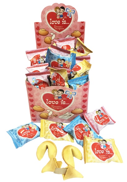 Печенье с предсказаниями LOVE IS 30шт