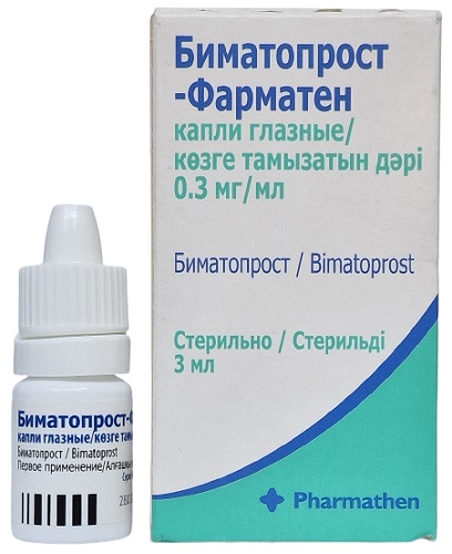Биматопрост Фарматен капли глазные 0,3 мг/мл 3 мл ( биматопрост )