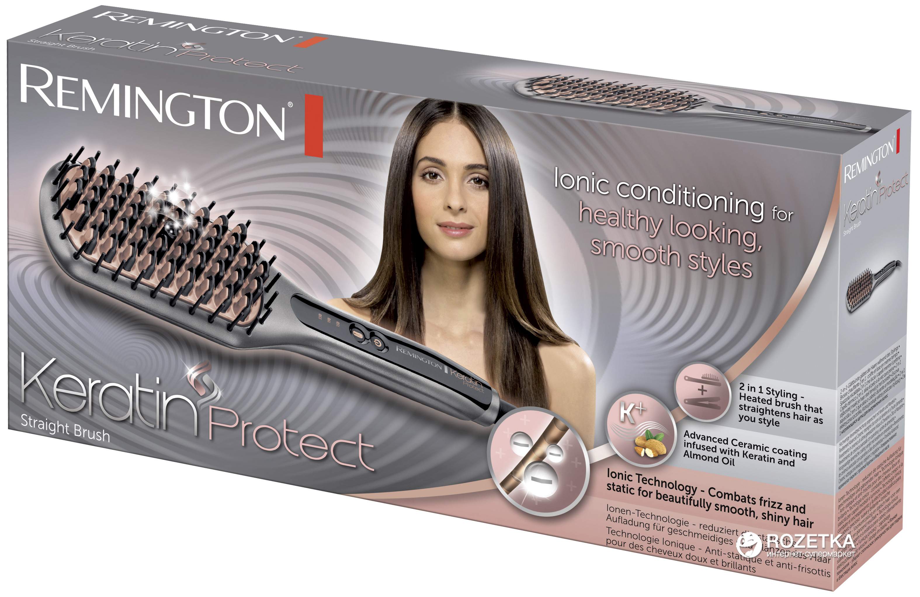 Расческа выпрямитель REMINGTON Straight Brush