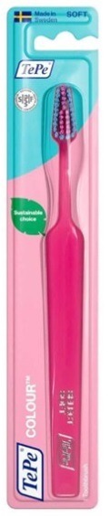 Зубная щетка TePe Color Soft 1шт розовый