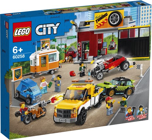 LEGO Конструктор 6+ Город Turbo Wheels Тюнинг мастерская арт.60258