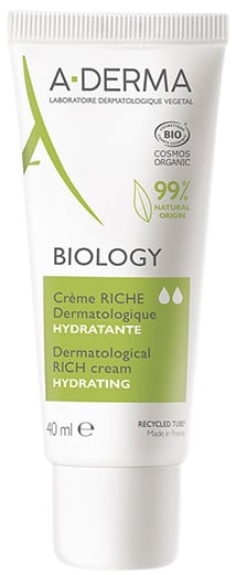 A-Derma BIOLOGY крем дерматологический увлажняющий Rich 40 мл
