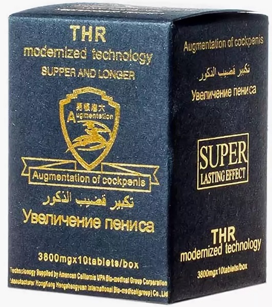 Увеличение пениса 3800мг *10 таб THR Super