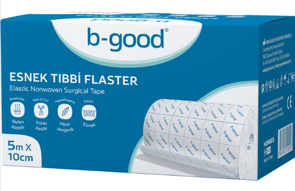 Хирургическая лента эластичная нетканая 10м*10см B-Good