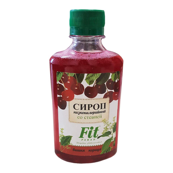 Fit Parad Сироп Вишня-корица 250мл низкокалорийный со стевией