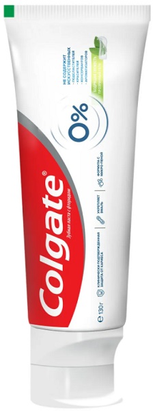 Зубная паста COLGATE Zero 0% Бодрящая свежесть 130 г