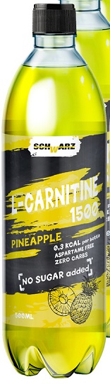 Schwarz Напиток Л-Карнитин 1500 Ананас 0,5л слабогаз.