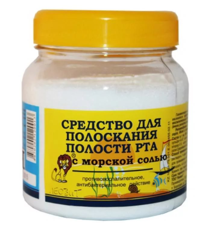 Леовит Средство с морской солью для полоскания полости рта 250г  &