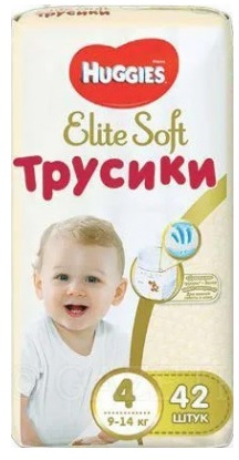 Подгузники для детей HUGGIES ELITE SOFT №5 (12-17кг) 42шт