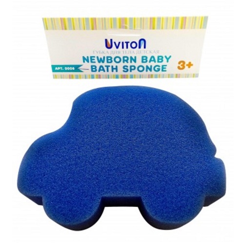 Губка для купания малыша UVITON 3м+ арт.0006 цв.в асс.