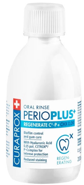 Жидкость-ополаскиватель для полости рта CURAPROX Perio Plus  Regenerate Oral Rinse 200 мл