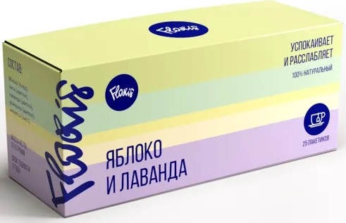 Floris Чайный напиток Яблоко и Лаванда ф/п 25шт 37,5г