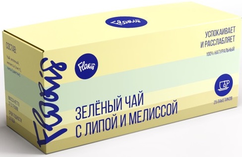 Floris Зеленый чай с Липой и мелиссой ф/п 25шт 37,5г