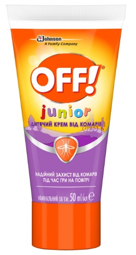 Репеллент Детский крем от Комаров OFF Junior 50мл