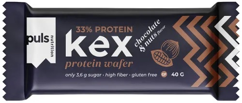 Puls Nutrition Kex вафли протеиновые со вкусом Шоколада и Фундука 40 гр