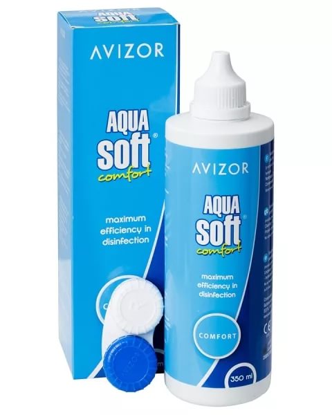 Раствор для линз AVIZOR Aqua Soft 350мл Аква Софт #@ авизор