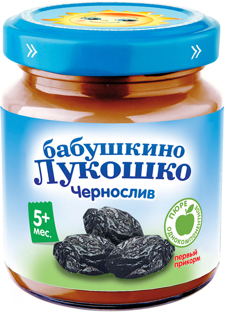 Бабушкино Лукошко Пюре Чернослив 100г с 5 мес.