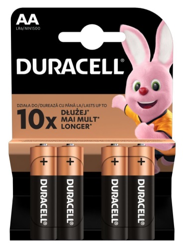 Батарейка DURACELL Basic АА 4KP CEBALK NC (4шт) арт.5020630