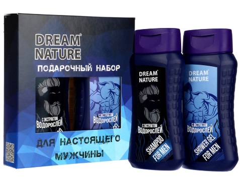 Набор подарочный Dream Nature с экстрактом водорослей For Men арт.1474
