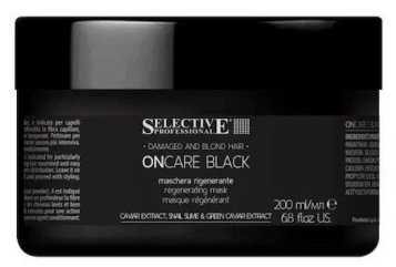 SELECTIVE Oncare Black Маска для светлых и поврежденных волос 200мл
