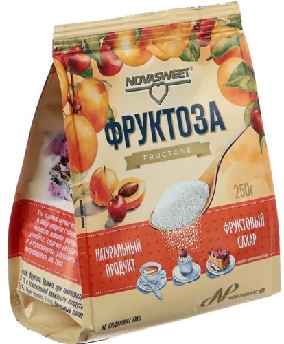 Nowasweet Фруктоза 250г мягкая упаковка