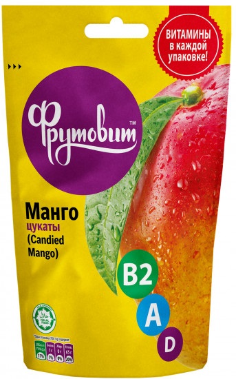 ФРУТОВИТ Цукаты Манго 100г