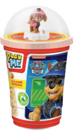 Попкорн Play Me Paw Patrol с игрушкой 50г