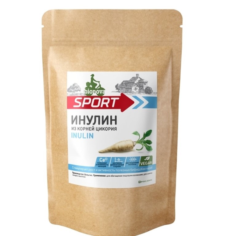 Bionova Sport Инулин из корней цикория 0,5кг.