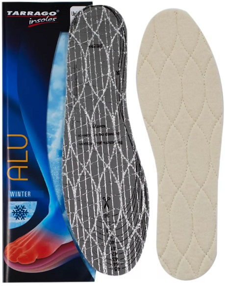 TARRAGO Стельки для обуви Alu трехслойные фальгированные безразмерные 1пара
