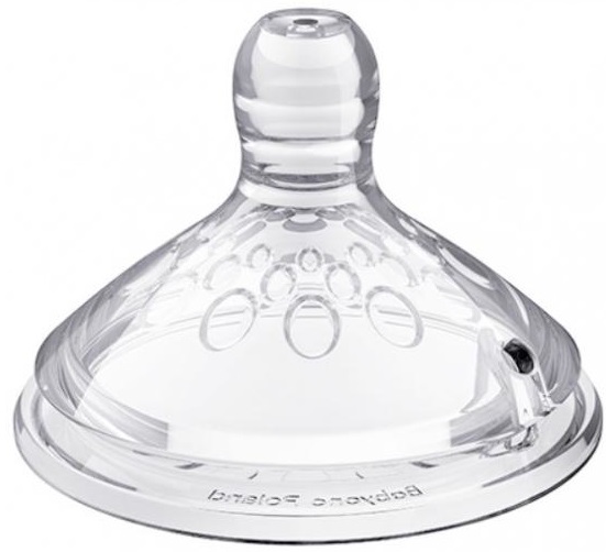 Соска Силиконовая BABYONO антиколиковая для каши 6м+ (2шт) арт.1455