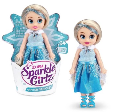 Кукла Зимняя принцесса 12см Sparkle Girlz