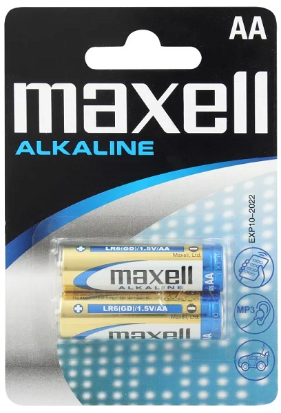 Батарейка MAXELL 03 LR6 2 PK (2шт) AA
