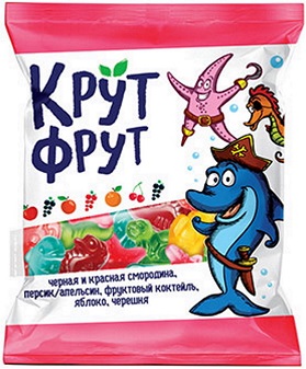КрутФрут Жевательный мармелад Морские животные 70г