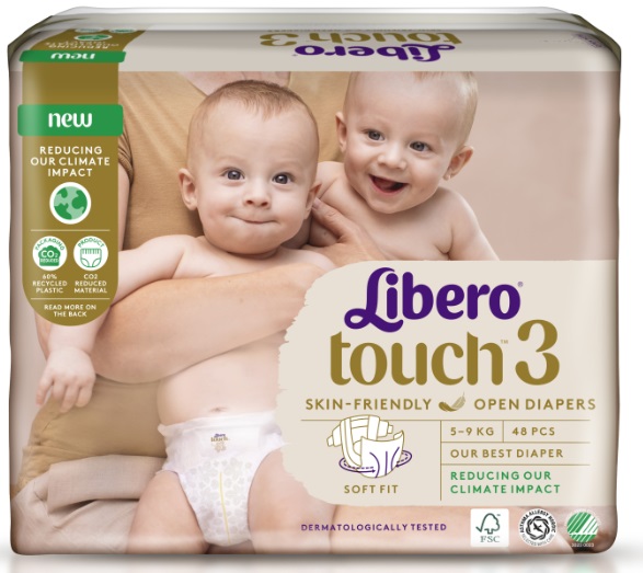 Подгузники для детей LIBERO Touch №3 (4-8кг) 48шт
