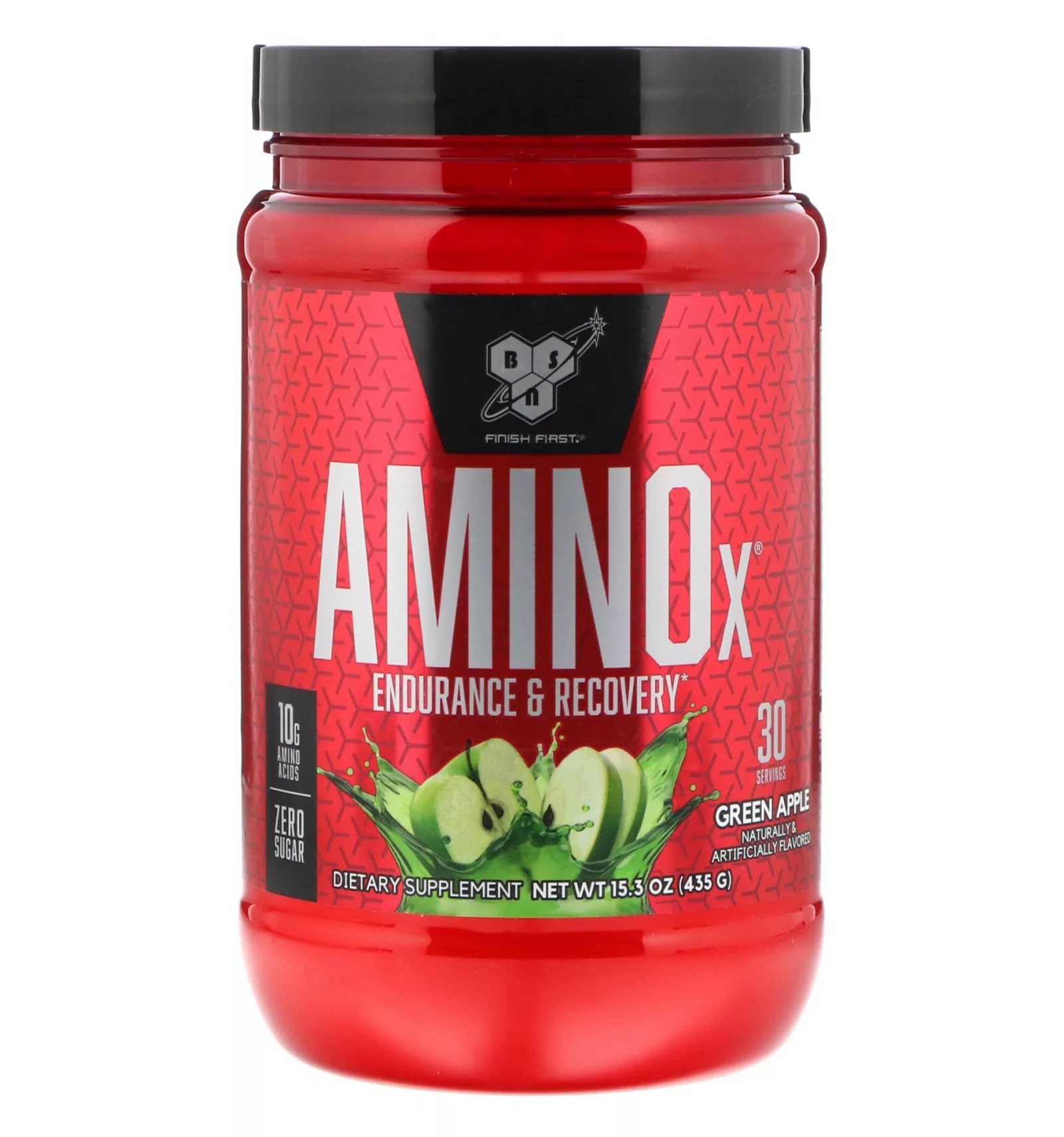 BSN AMINO-x( аминокислотная добавка  от  BSN) 435 гр 30 порций зеленое яблоко
