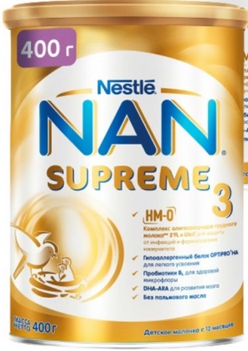 NAN SUPREME HM- 3 400г Напиток молочный сухой