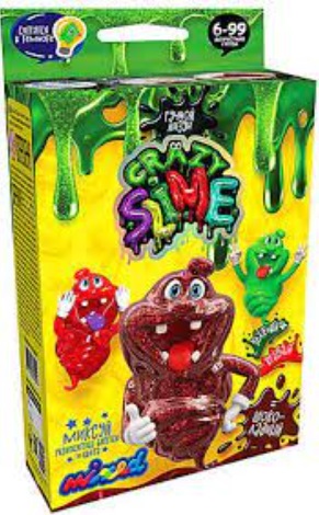 Набор для Опытов 10+ Crazy Slime шоколадный мини арт.02909