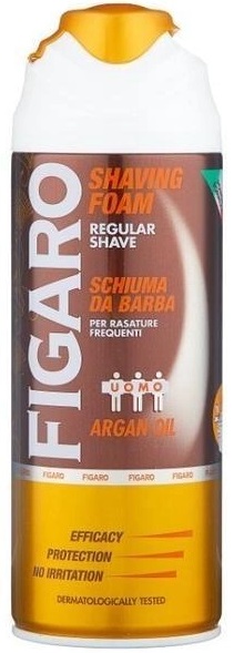Пена для бритья для с аргановым маслом Figaro 400 мл
