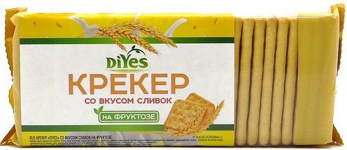 DiYes Крекер Сливки на фруктозе 160 г.