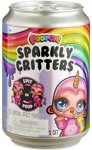 Игрушка-слайм 6+ POOPSIE Sparkly Critters в банке газировки арт.555780
